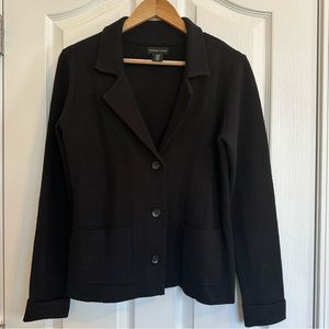 Adrienne Vittadini Women’s Black Sweater Cardigan Size Medium